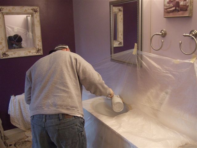 refinished bath tub